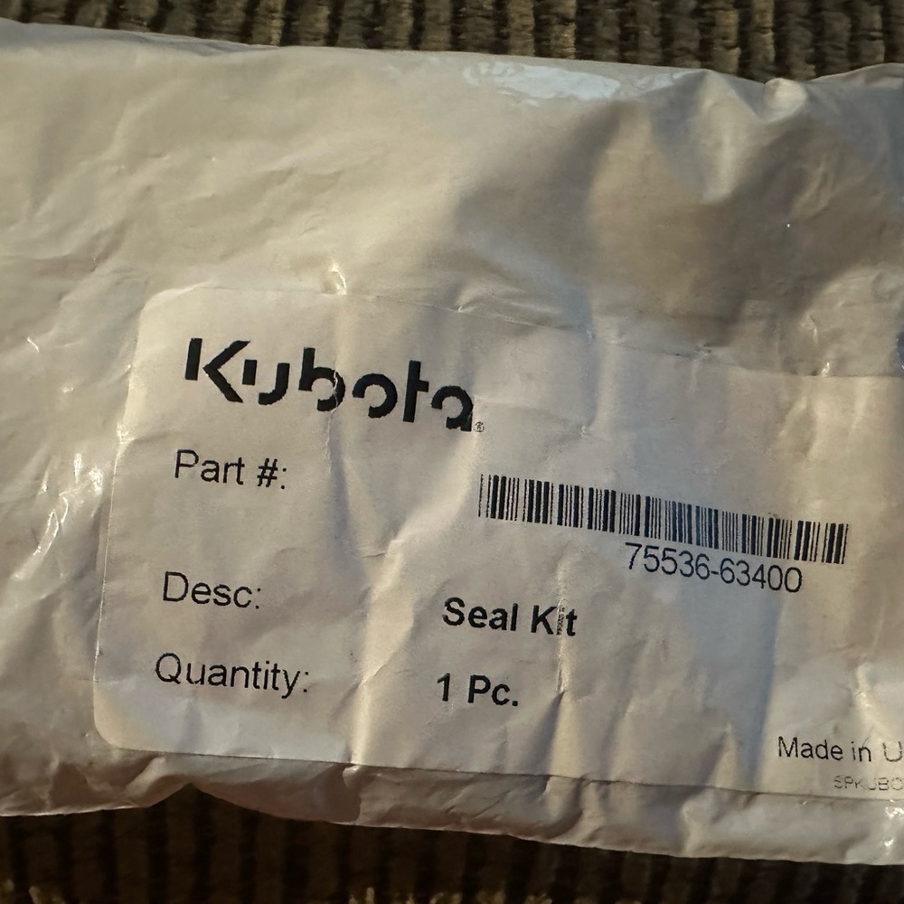 Kubota Seal Kit for boom and bucket